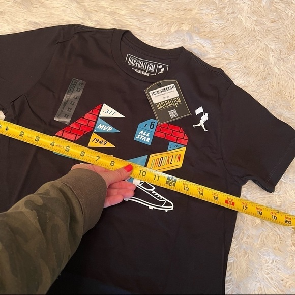 Baseballism “42” tee 2021 woman’s short sleeve shirt NWT size XS - Picture 5 of 9